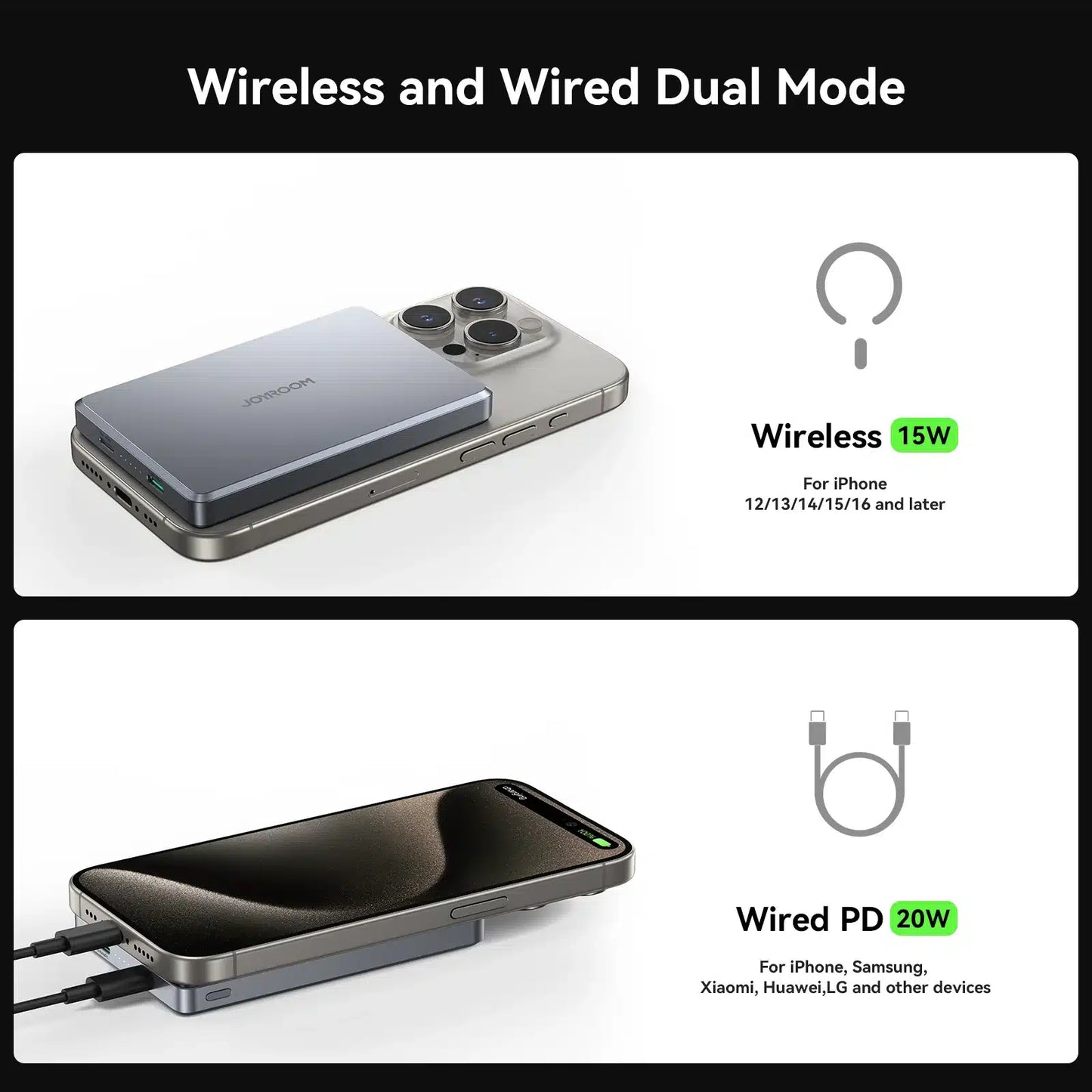 Power Bank magsafe Joyroom 20W