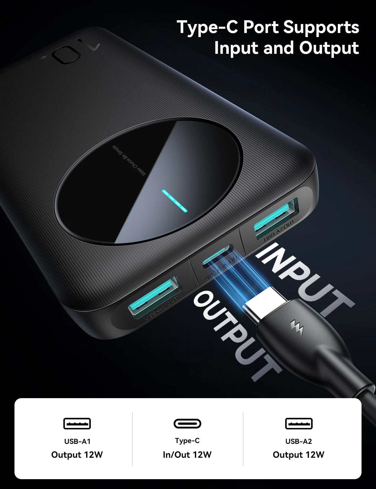 JOYROOM Power Bank 12W 10000mAh