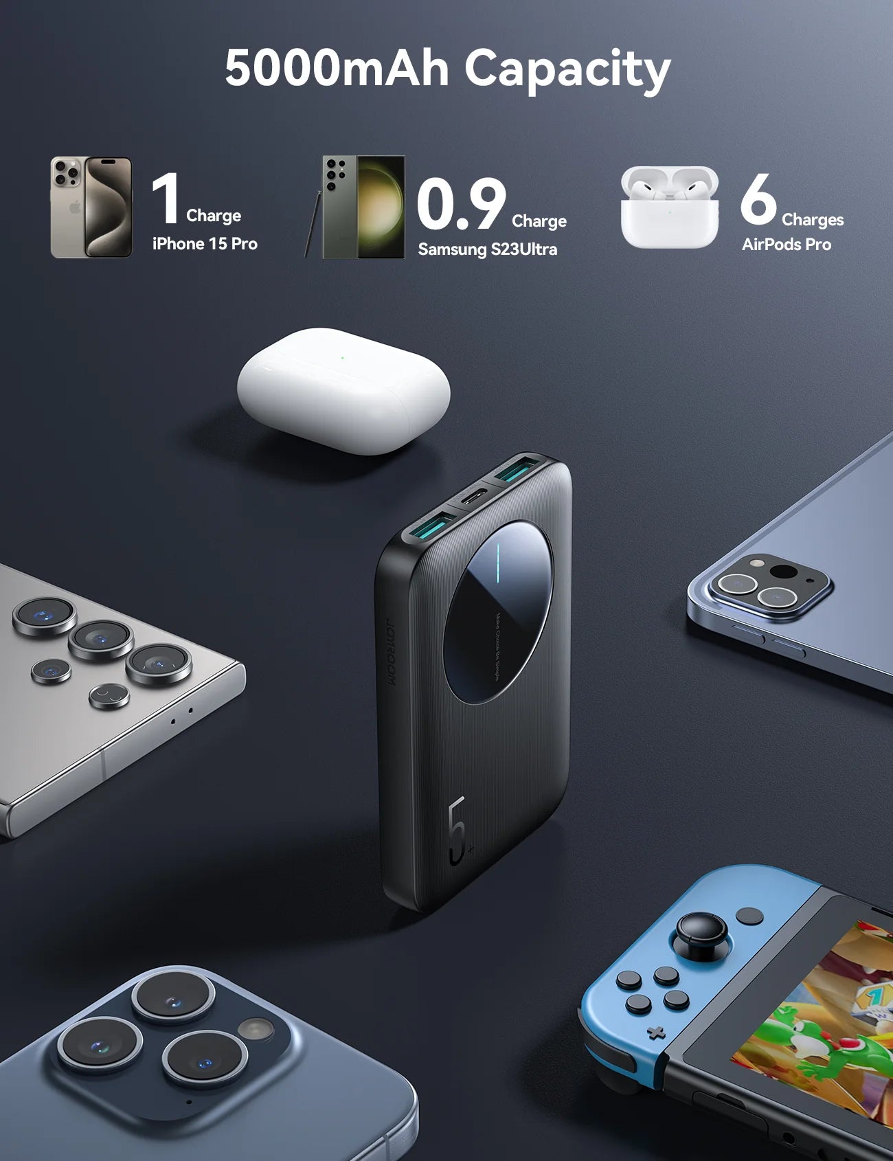 Mini power bank joyroom 5000mah ultra slim