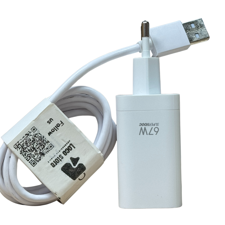 Chargeur Vooc 67W (officiele charger)