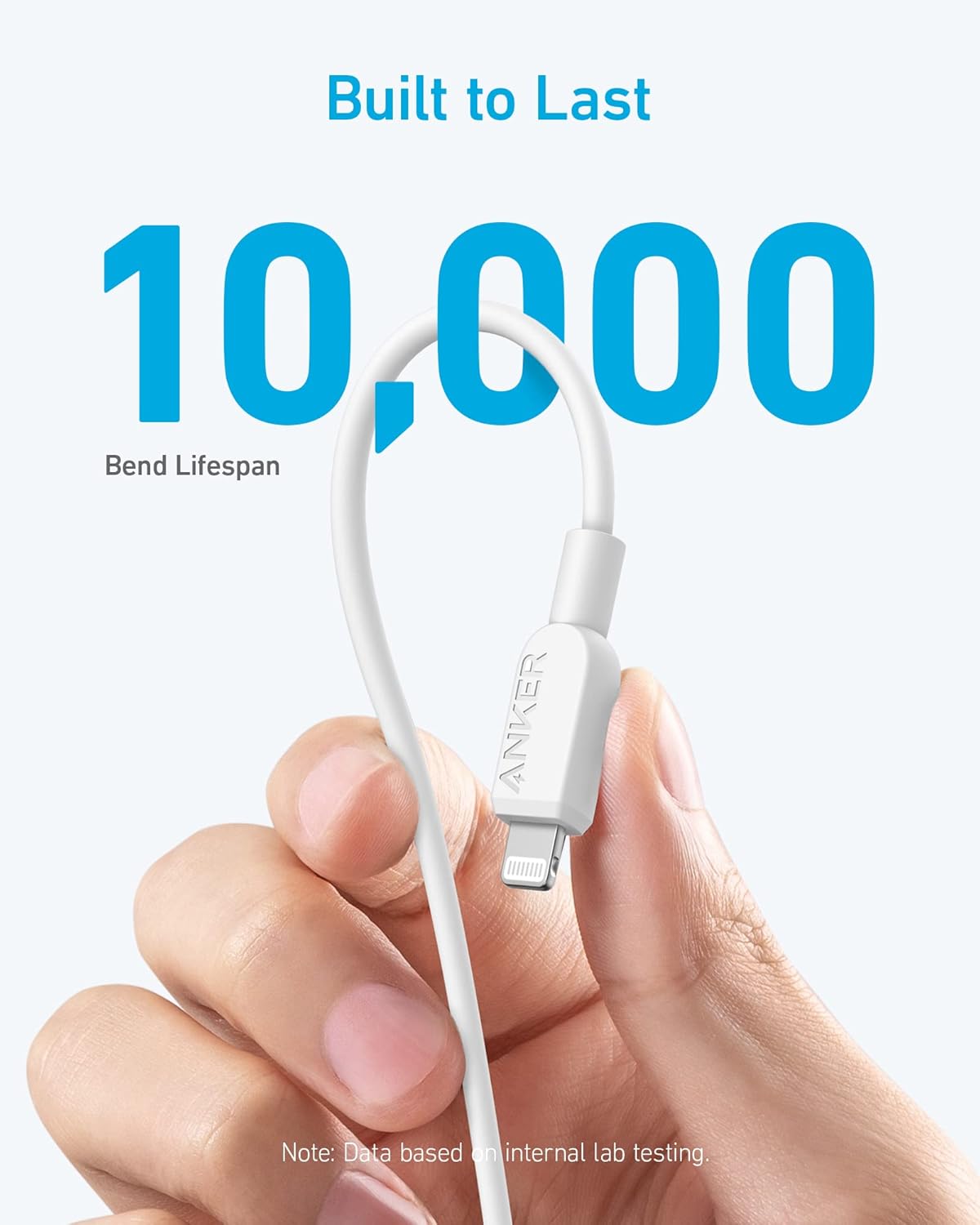 Cable Anker pour iphone(certifié MFI) En Silicone