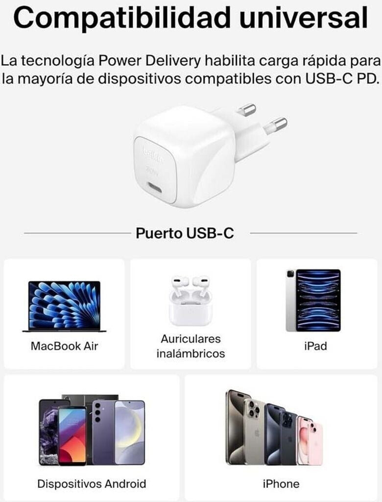 belkin Compact USB-C Charger 30W