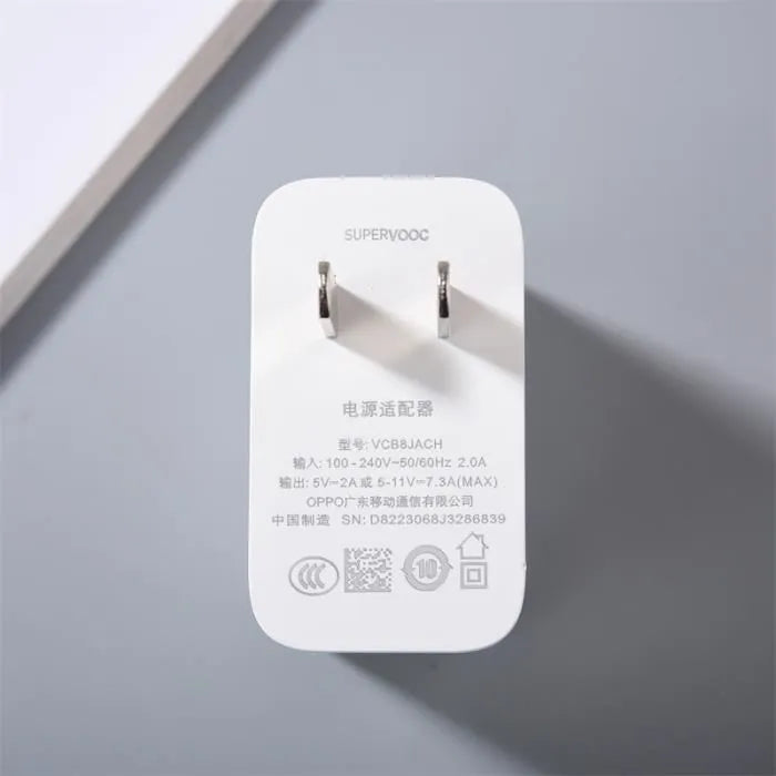 Chargeur Vooc 80W (officiele charger)