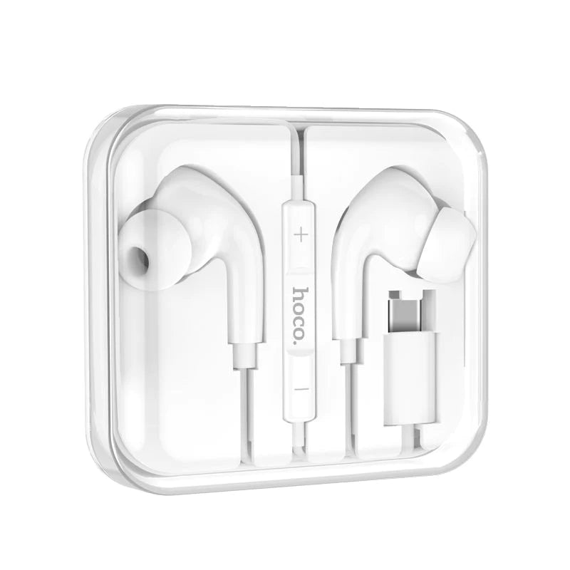 Écouteurs filaires usb type C avec micro Hoco