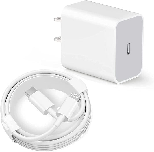 chargeur apple 20w + Cable lightning original