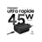 chargeur samsung 45w officiele + Cable 1.8m