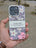 Coque motif fleure pour femme