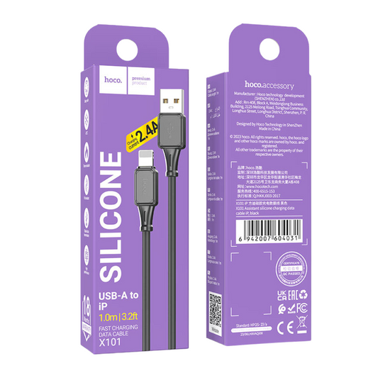 Cable hoco X101 usb A to lightning (iphone)